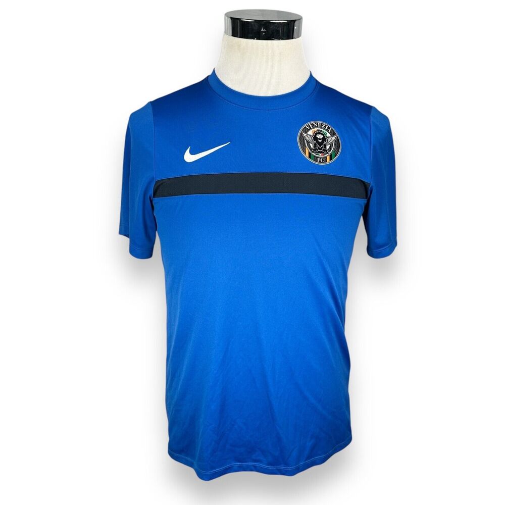 Nike Venezia FC Jersey Training Shirt‎ Mens Medium Blue Soccer Kit 2016 2017
